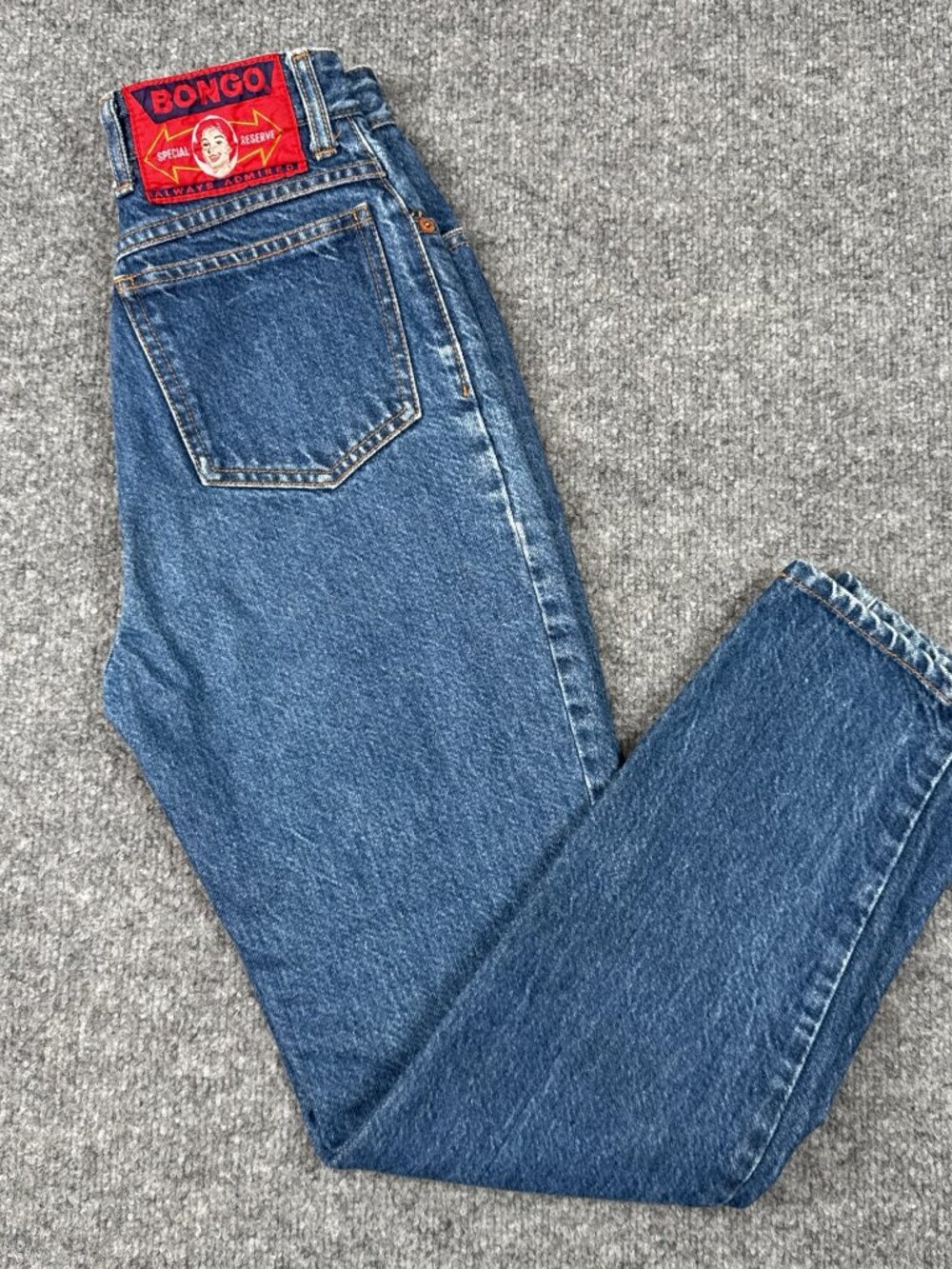 Bongo Gene Montesano Vintage Jeans Size 3 Medium Wash USA 1980s